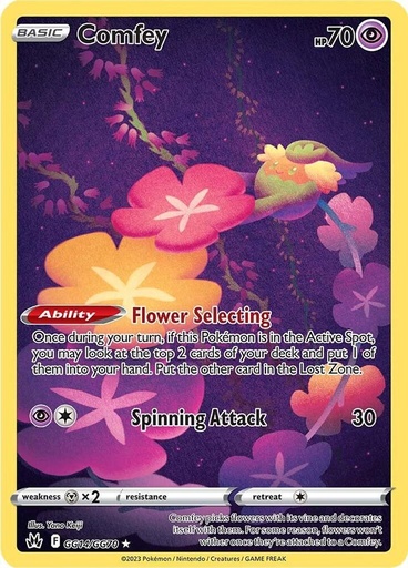 Comfey - Crown Zenith: Galarian Gallery GG14/GG70