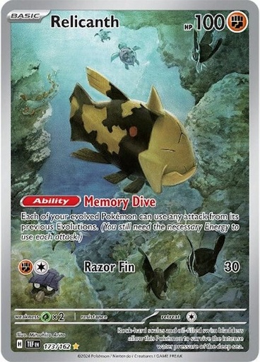 Relicanth - 173/162 - SV05: Temporal Forces (TEF)