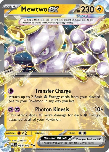 Mewtwo ex - SV04: Paradox Rift 058/182
