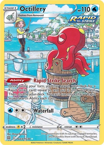 Octillery - SWSH09: Brilliant Stars Trainer Gallery TG03/TG30