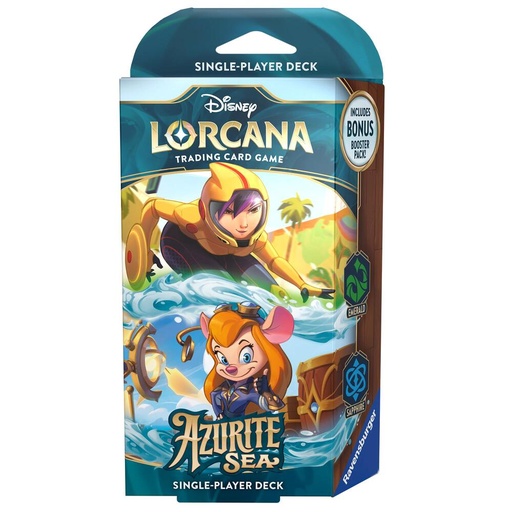 [11098459] Disney Lorcana: Azurite Sea Starter Deck (Emerald & Sapphire) - Azurite Sea (6)