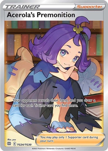 Acerola's Premonition - SWSH09: Brilliant Stars Trainer Gallery (SWSH09:TG)