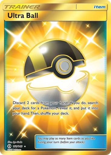Ultra Ball (Secret) - SM Base Set 161/149