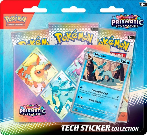 [10-10022-101] Prismatic Evolutions Tech Sticker Collection [Glaceon]