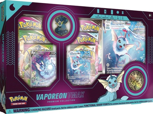 Caja Vaporeon VMAX Premium