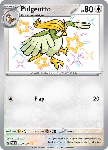 Pidgeotto - SV: Paldean Fates 197/091