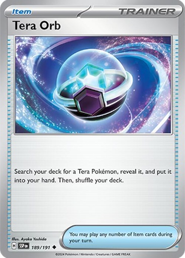 RE Tera Orb - SV08: Surging Sparks 189/191
