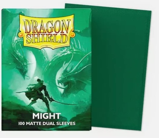 [AT-15058] Dragonshield: 100ct Dual Matte Sleeves - Standard Size "Might"
