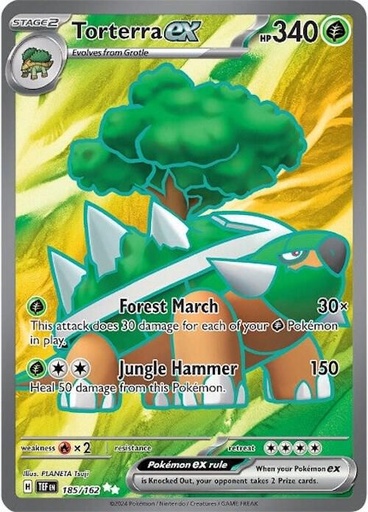 Torterra ex - 185/162 - SV05: Temporal Forces (TEF)