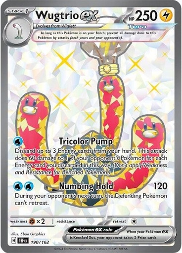 Wugtrio ex - 190/162 - SV05: Temporal Forces (TEF)