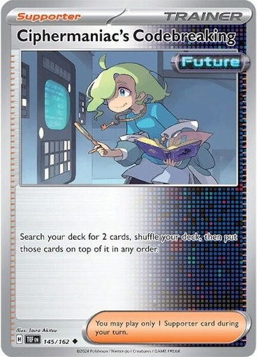 RE Ciphermaniac's Codebreaking - 145/162 - SV05: Temporal Forces