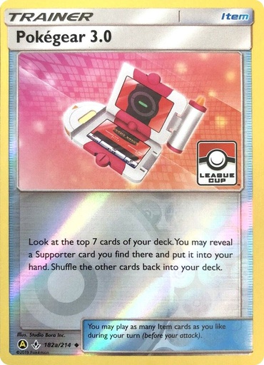 Pokegear 3.0 - 182a/214 (League Cup) - League & Championship Cards