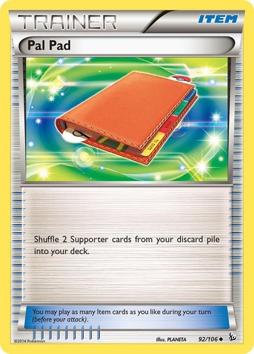 Pal Pad - XY - Flashfire 092/106