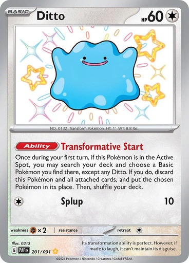 Ditto - SV: Paldean Fates 201/091