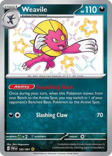 Weavile - SV: Paldean Fates (PAF)