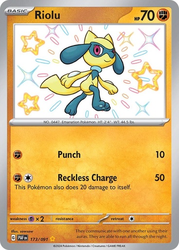 Riolu - SV: Paldean Fates 173/091