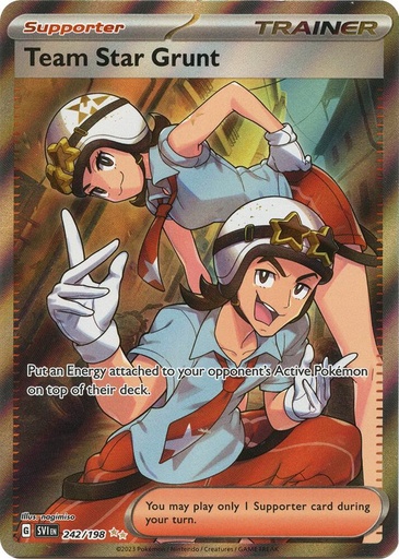 Team Star Grunt - 242/198 - SV01: Scarlet & Violet Base Set