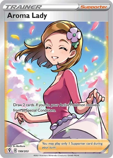 Aroma Lady (Full Art) - SWSH07: Evolving Skies 199/203