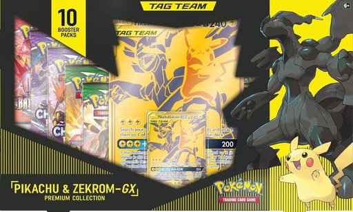 Caja Pikachu & Zekrom GX Premium Collection