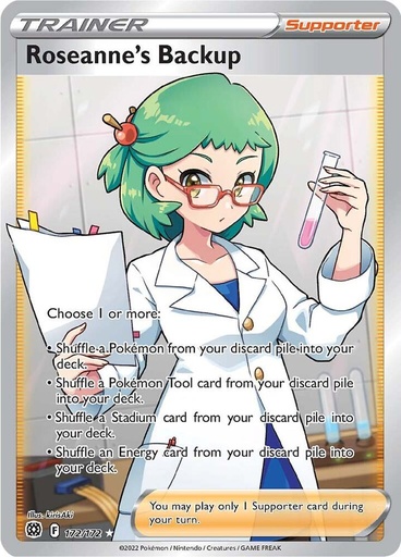 Roseanne's Backup (Full Art) - SWSH09: Brilliant Stars 172/172