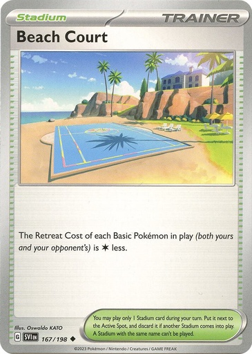 Beach Court - SV01: Scarlet & Violet Base Set 167/198