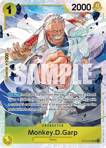 Monkey.D.Garp - Ultra Deck: The Three Brothers (ST-13)