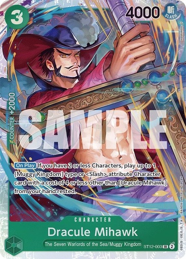 Dracule Mihawk - Starter Deck 12: Zoro and Sanji (ST-12)