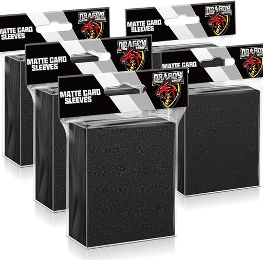 100 Fundas De Tarjetas Negras
