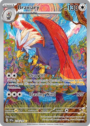 Braviary - 214/191 - SV08: Surging Sparks (SSP)