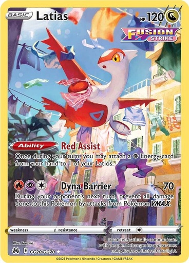 Latias - Crown Zenith: Galarian Gallery GG20/GG70