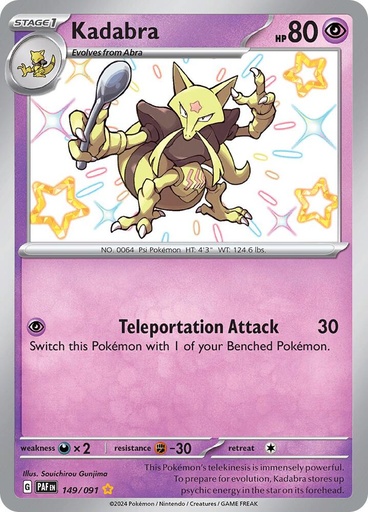 Kadabra - SV: Paldean Fates 149/091