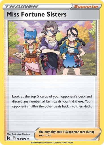 Miss Fortune Sisters - SWSH11: Lost Origin 164/196