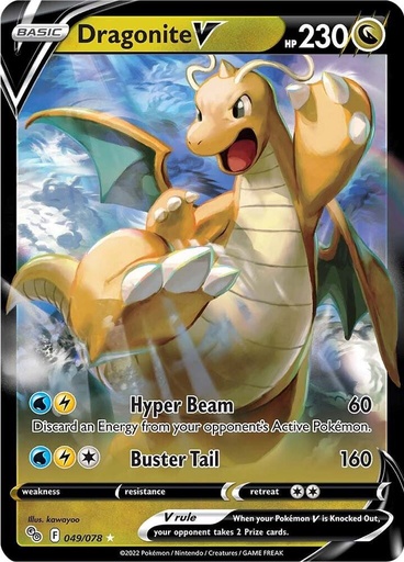 Dragonite V - Pokemon GO 049/078