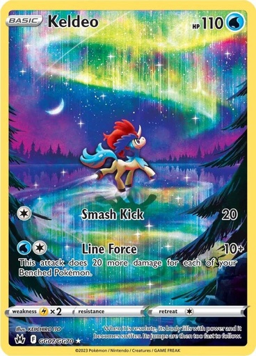 Keldeo - Crown Zenith: Galarian Gallery GG07/GG70