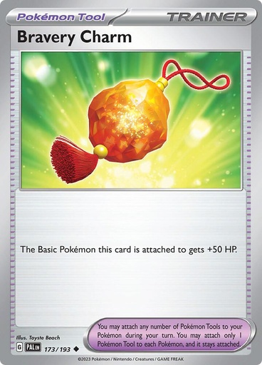 Bravery Charm - SV02: Paldea Evolved 173/193