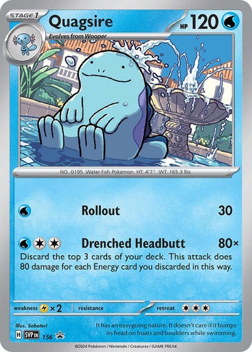 Quagsire - 156 - SV: Scarlet & Violet Promo Cards (SVP)
