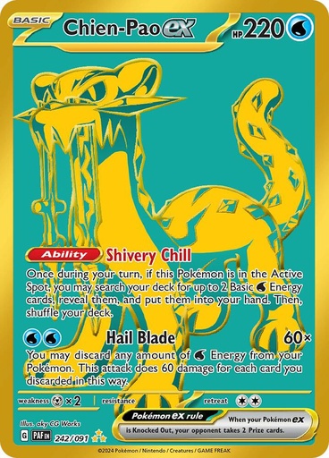 Chien-Pao ex - SV: Paldean Fates 242/091