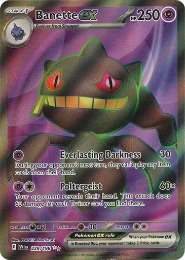 Banette ex - 229/198 - SV01: Scarlet & Violet Base Set (SV1)