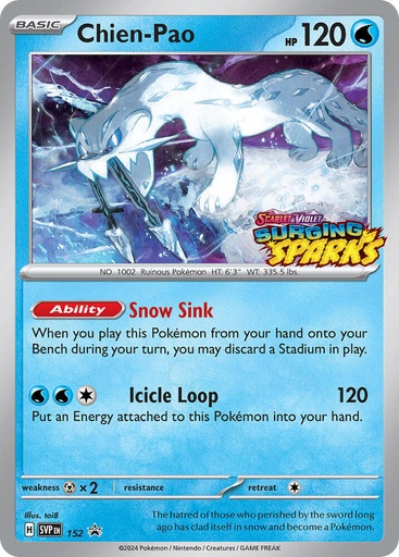 Chien-Pao - 152 - SV: Scarlet & Violet Promo Cards (SVP)