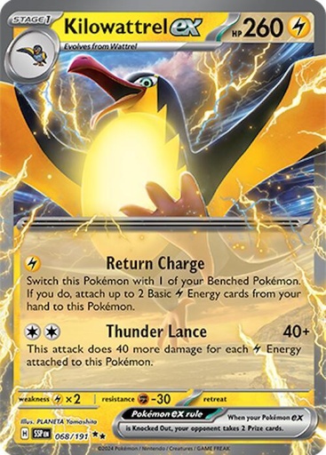 Kilowattrel ex - SV08: Surging Sparks (SV08)