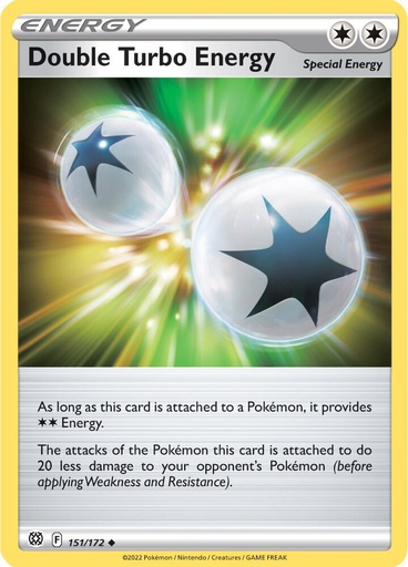 Double Turbo Energy - SWSH09: Brilliant Stars 151/172