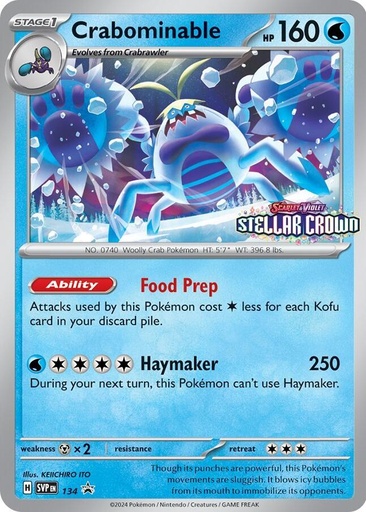 Crabominable - 134 - SV: Scarlet & Violet Promo Cards (SVP)