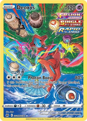 Deoxys - Crown Zenith: Galarian Gallery GG12/GG70