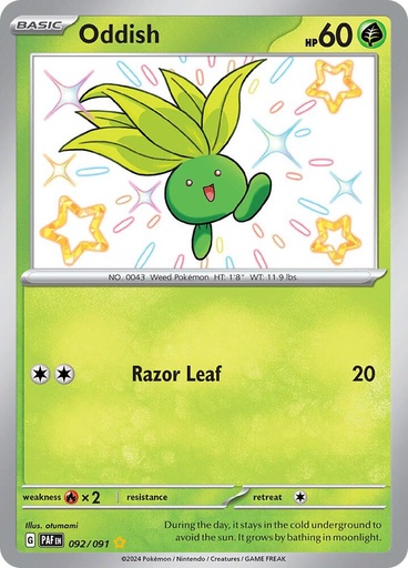 Oddish - SV: Paldean Fates 092/091
