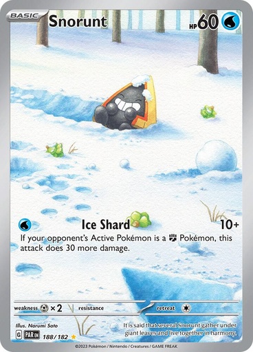 Snorunt - 188/182 - SV04: Paradox Rift (PAR)