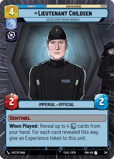 Lieutenant Childsen - Death Star Prison Warden (Hyperspace) - Spark of Rebellion (SOR)