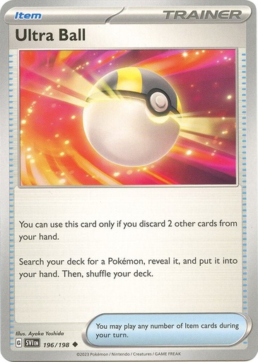Ultra Ball - SV01: Scarlet & Violet Base Set 196/198