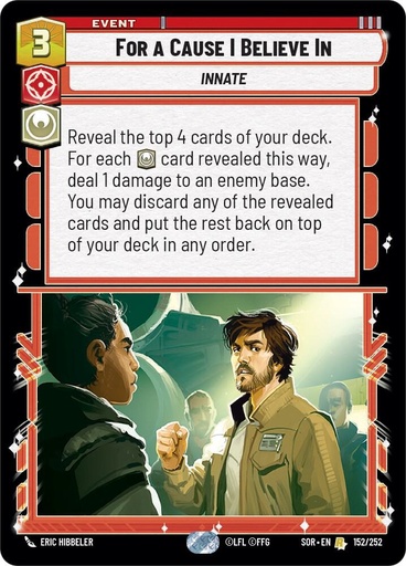 For A Cause I Believe In - Spark of Rebellion (SOR)