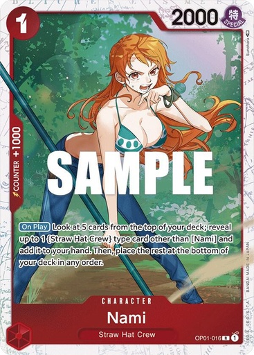 Nami - OP01-016 (Ultra Deck: The Three Captains) - One Piece Promotion Cards (OP-PR)