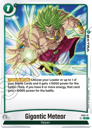 Gigantic Meteor - Starter Deck 3: Broly (FS03)